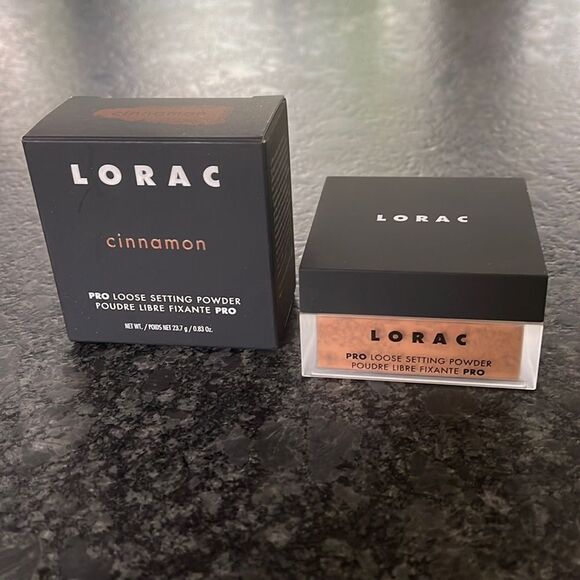 LORAC Pro Loose Setting Powder in Cinnamon light diffusing, ultra blurring - Picture 4 of 4